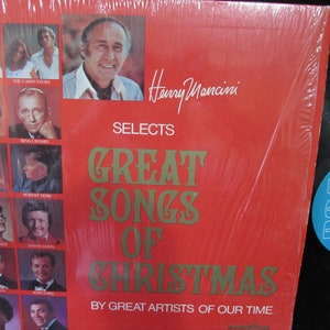 Henry Mancini Selects Great Songs of Christmas LP Record Vinyl Various Artists Goodyear records (Original in Shrink) 1960&#39;s