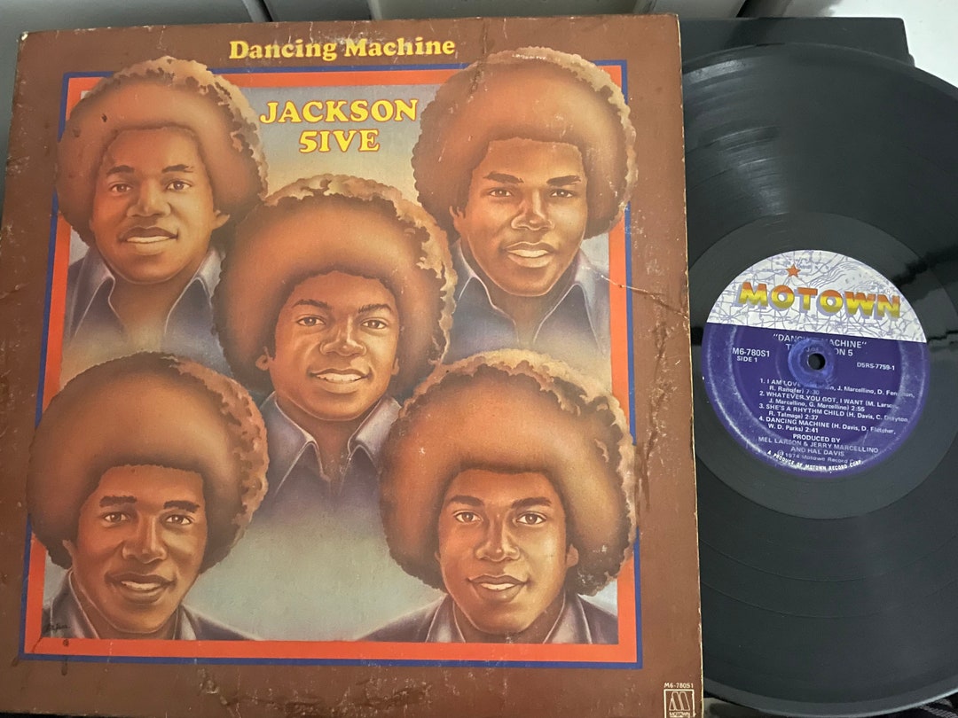 The Jackson 5 dancing Machine LP Record Vinyl Etsy