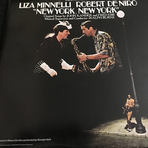 Liza Minnelli Robert De Niro 2 LP Records Vinyl w/ Gatefold New York, New York( Original) 1977