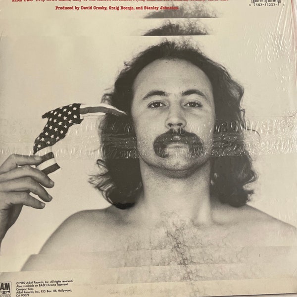 David Crosby “Oh Yes I Can” LP Record Vinyl (Sealed) 1980s