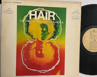 Hair Original Broadway Cast Album LP Record Vinyl