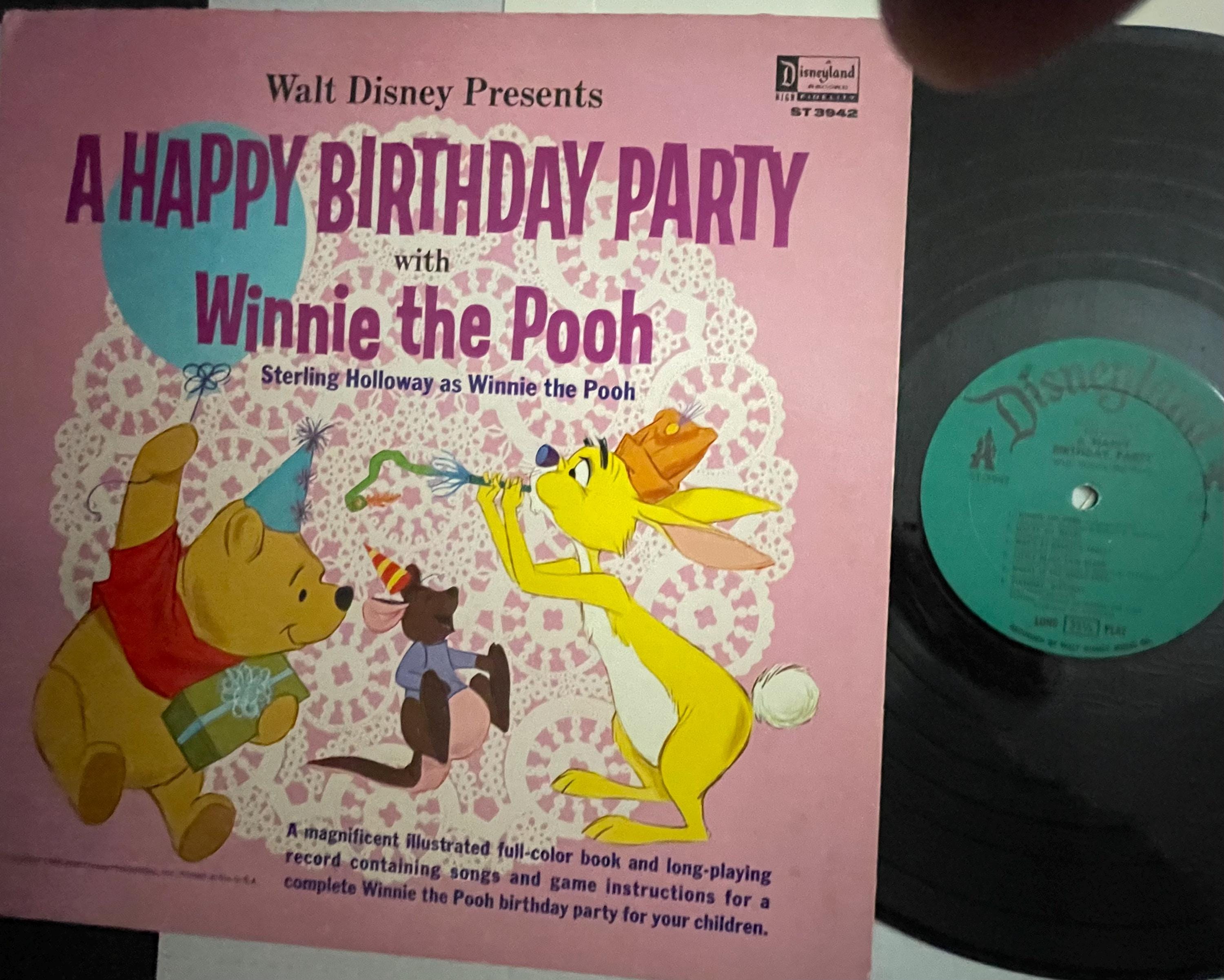 Winnie the Pooh Happy Birthday Book - Etsy