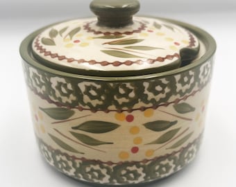 Temp-tations by Tara Old World Green Sugar Bowl with Lid