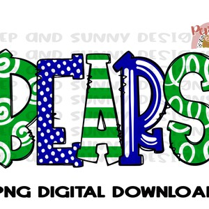 Bears | Doodle Design | Mascot | Spirit Tee | PNG Digital Download | Sublimation Design