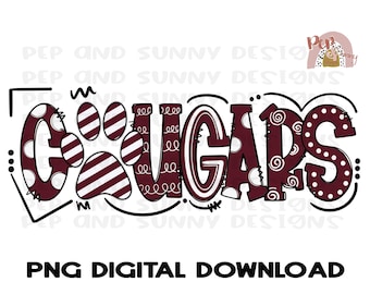 Cougars Marquee Baseball C PNG Digital Download Sublimation Design