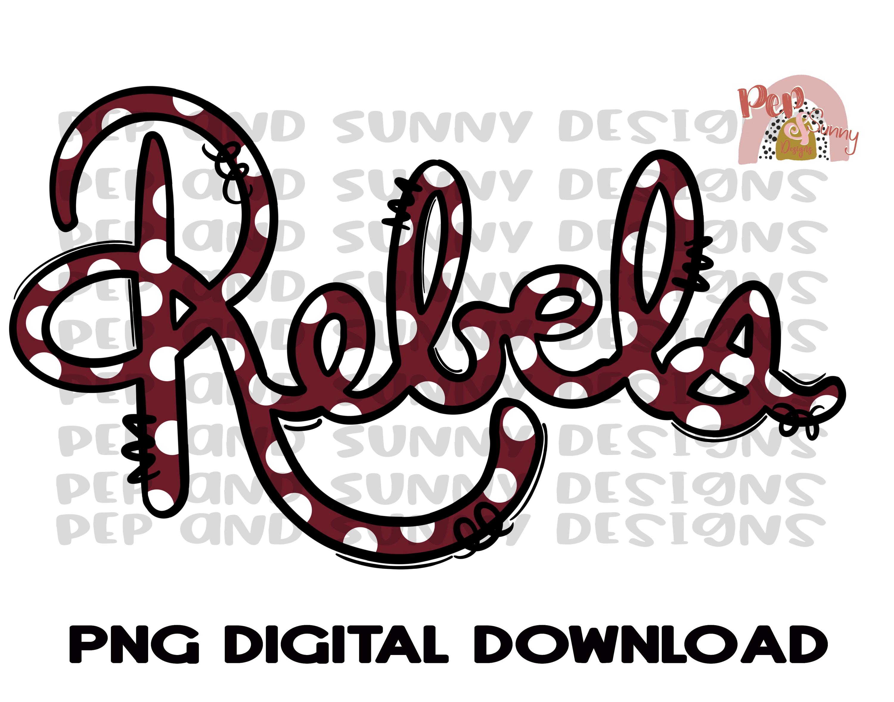 Rebels Script Logo Rebels | Hand Lettered Hand Scripted | Script| Mascot | PNG Digital ...