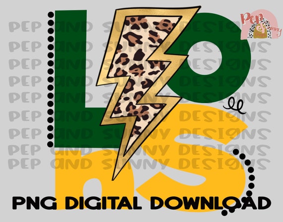 Leopard Bolt Lions Tee Leopard Bolt Lions Tee