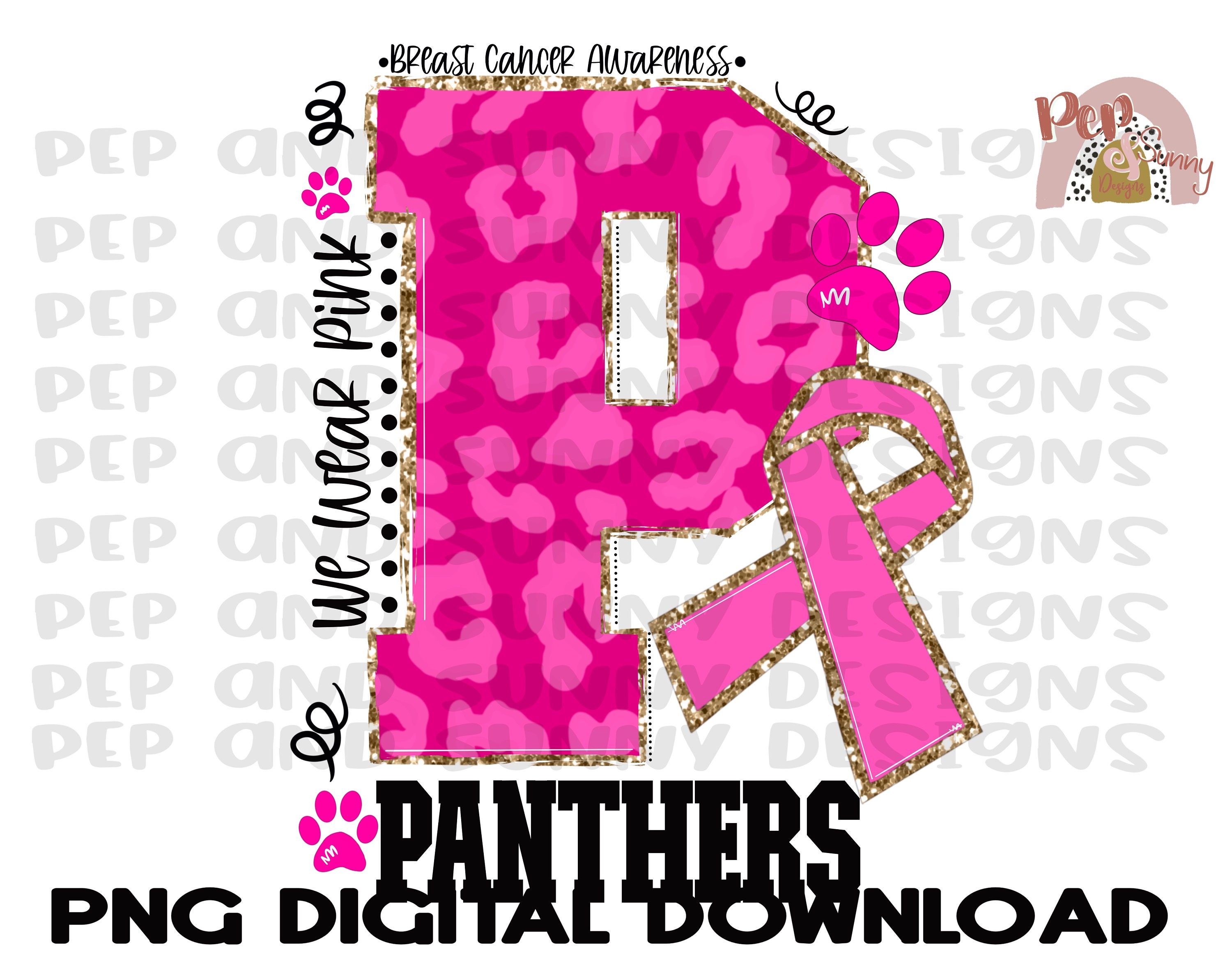 Pink panther Heat transfer screen print - Creo Piece
