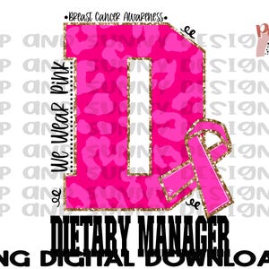 Gerente de dieta Design de câncer de mama | Gerente de dieta | Leopardo | Rosa | Download digital PNG | Design de sublimação