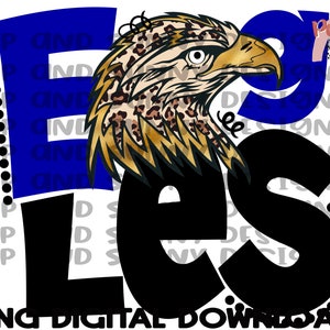 Adler | Leopard | Spirit Tee | PNG Digital Download | Sublimation Design