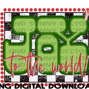 Joy to the World / Navidad / Distressed / PNG Digital Download / Sublimation Design