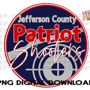 Shooting Team Design | Team Name | Archery Design | Soccer Football Baseball Swim | PNG Digital Download | Sublimation Design