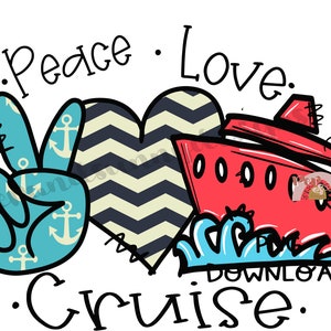 Peace Love Bomb Party - Custom Cruise Wear