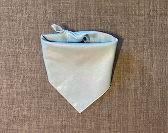 Dog Bandana, Tie on Bandana, Holographic Dog Bandana, Blue Holographic, Purple Holographic
