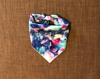 Galaxy Tie On Dog Bandana, Planet Dog Bandana, Milky Way, Space Dog Bandana, Outer Space