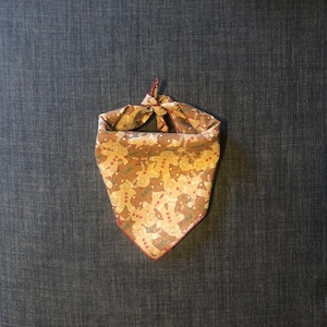 Dog Bandana, Gingerbread Dog Bandana, Tie on Bandana, Christmas Dog Bandana, Christmas Cookie