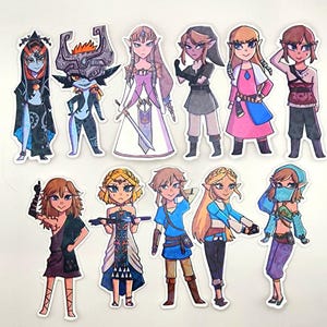 Zelda Vinyl Stickers