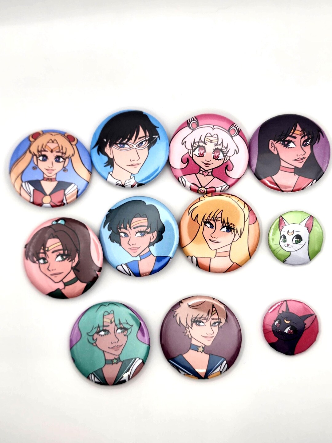 Sailor Moon Buttons - Etsy