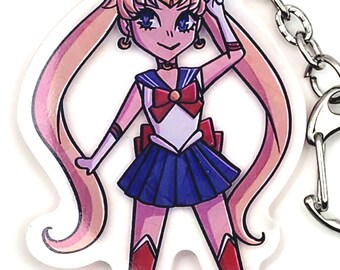 セーラームーン 2.5インチ アクリルキーホルダー - Etsy 日本