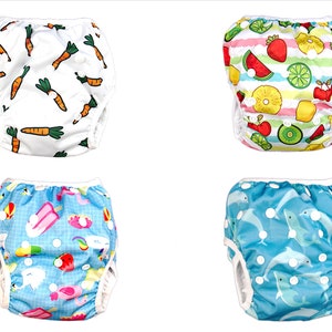 Baby and Toddler Reusable Washable,Size Adjustable Swimming Nappies image 7