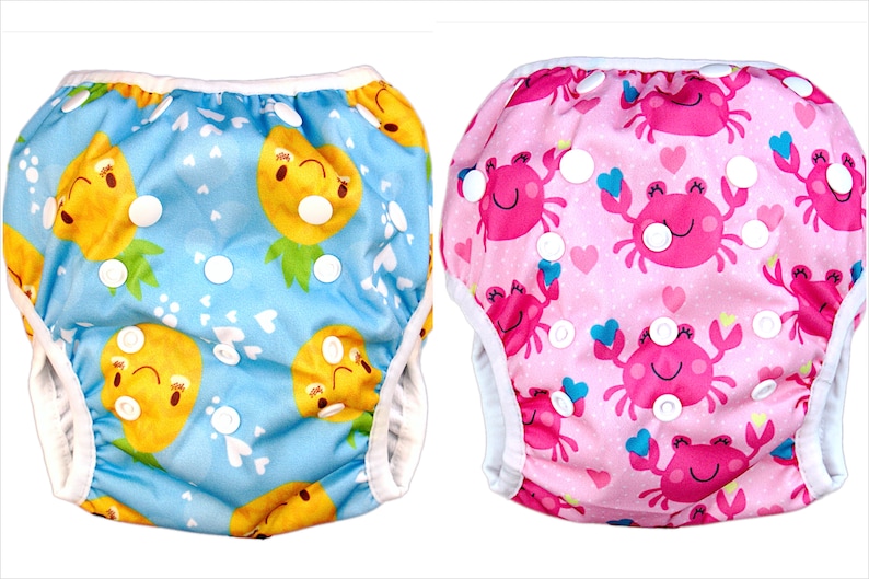 Baby and Toddler Reusable Washable,Size Adjustable Swimming Nappies image 1