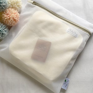 20pcs Reusable Washable Nature Baby Bamboo Cloth Wipes With Mesh Washing bag image 2