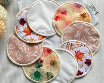 4 pairs Bamboo Nursing Pads/Breastfeeding Pads. Super Soft Reusable Washable+ Free Washing Bag