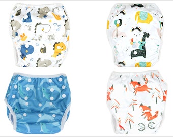 Large Size For 12~24kg Baby Toddler Reusable Washable Size Adjustable Swim Nappies