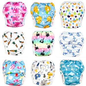 Baby and Toddler Reusable Washable,Size Adjustable Swimming Nappies image 2