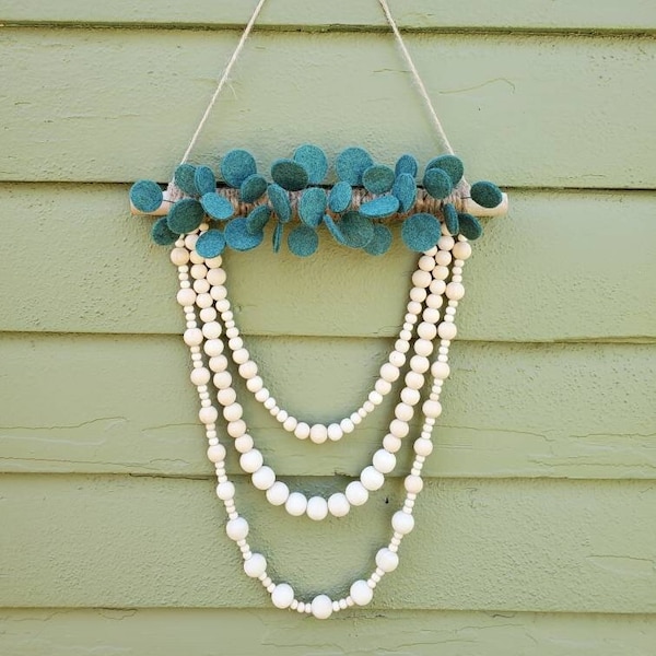 Beaded Wall Hanging Etsy