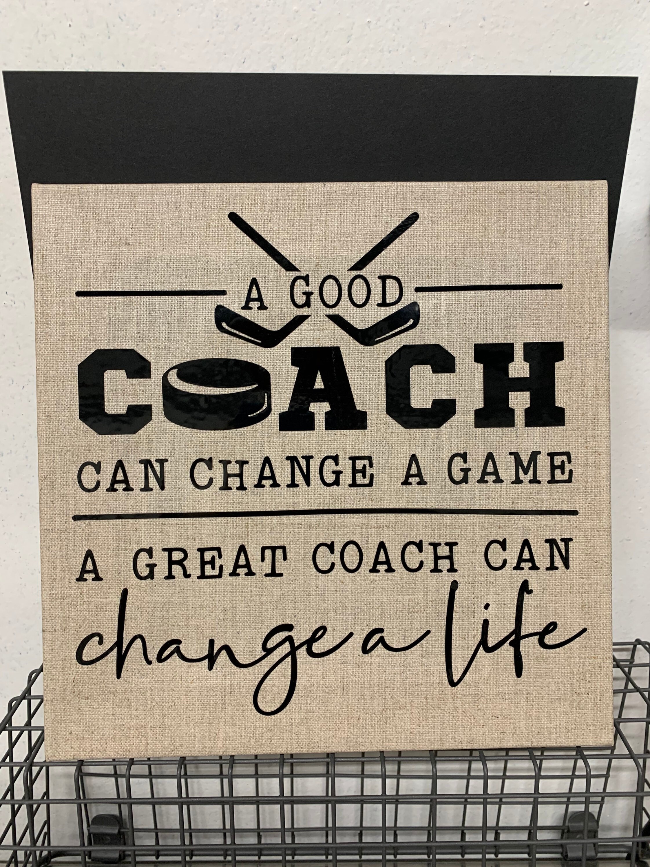 Great Coach wall decor. Remind your favorite coach how much Etsy