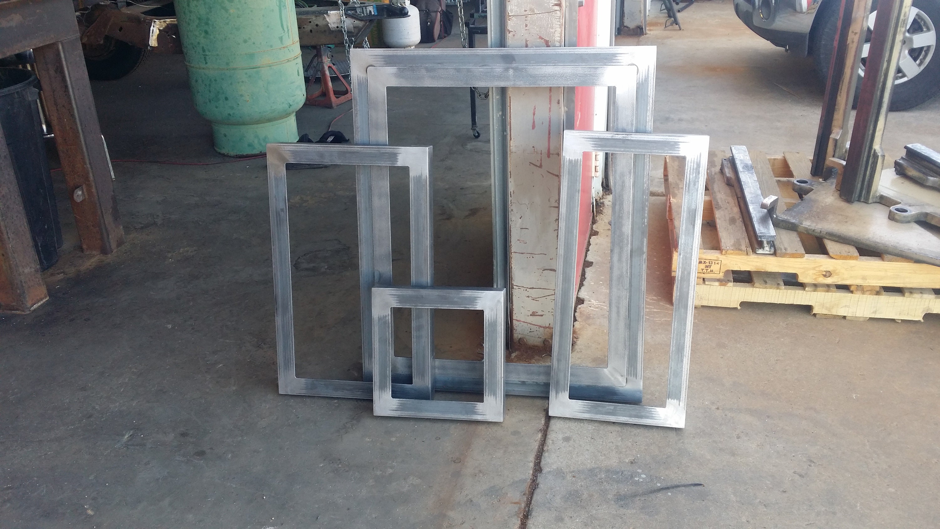 Custom Steel Picture Frames Etsy