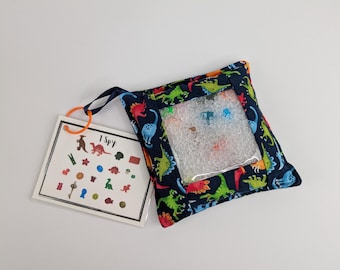 Dinosaur I Spy Bag | Travel Seek and Find Sensory Toy