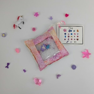 I Spy Sensory Bag | Travel Seek and Find | Eye Spy Bag | Quiet Time Activity Bag | Pink Teal Mermaid