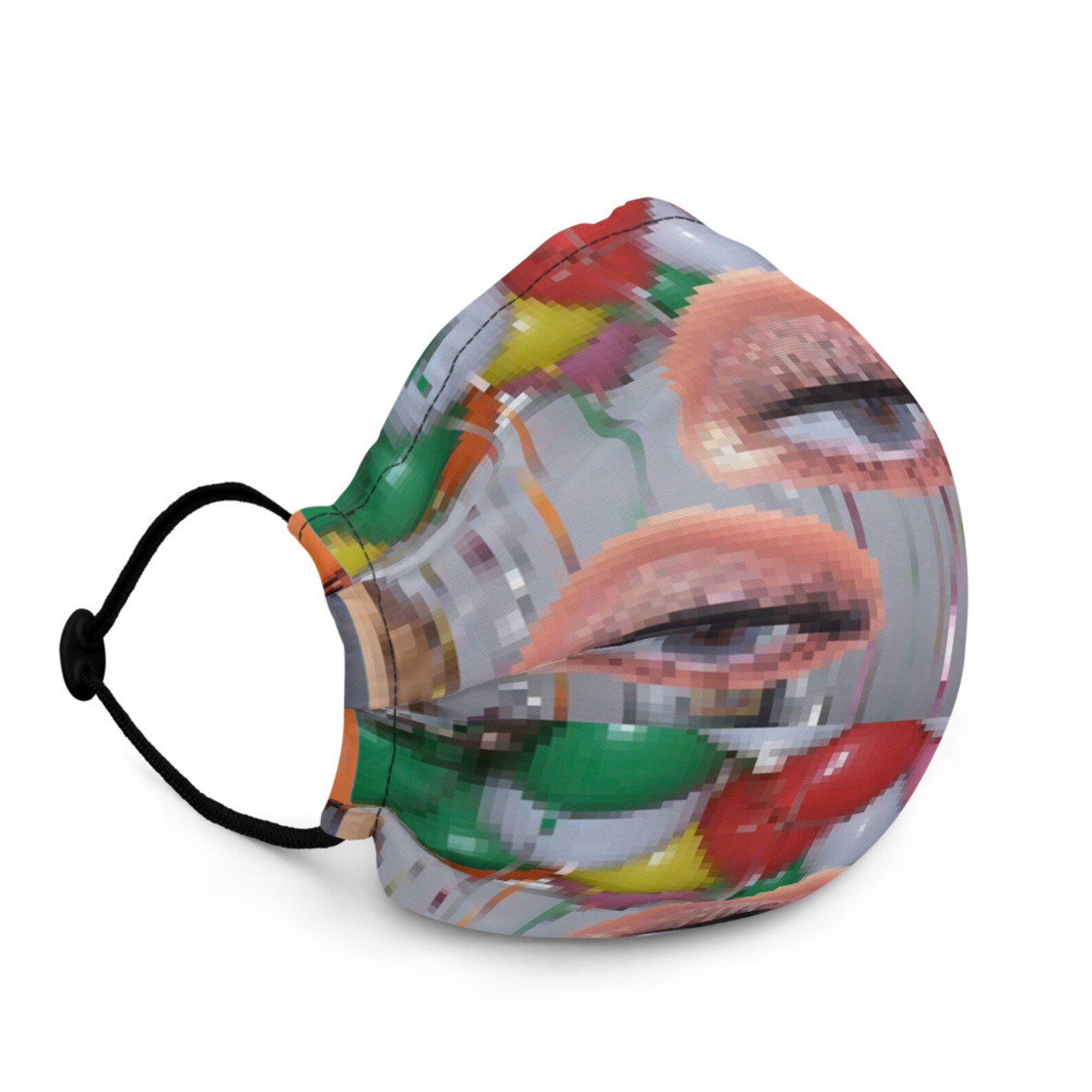 Weirdcore Dreamcore Eye Party Pixel Art Mask Etsy