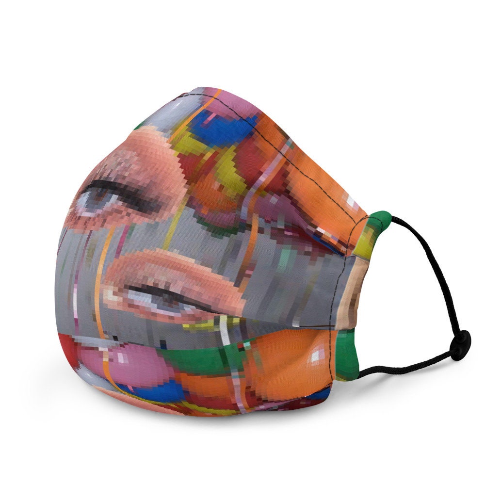 Weirdcore Dreamcore Eye Party Pixel Art Mask Etsy