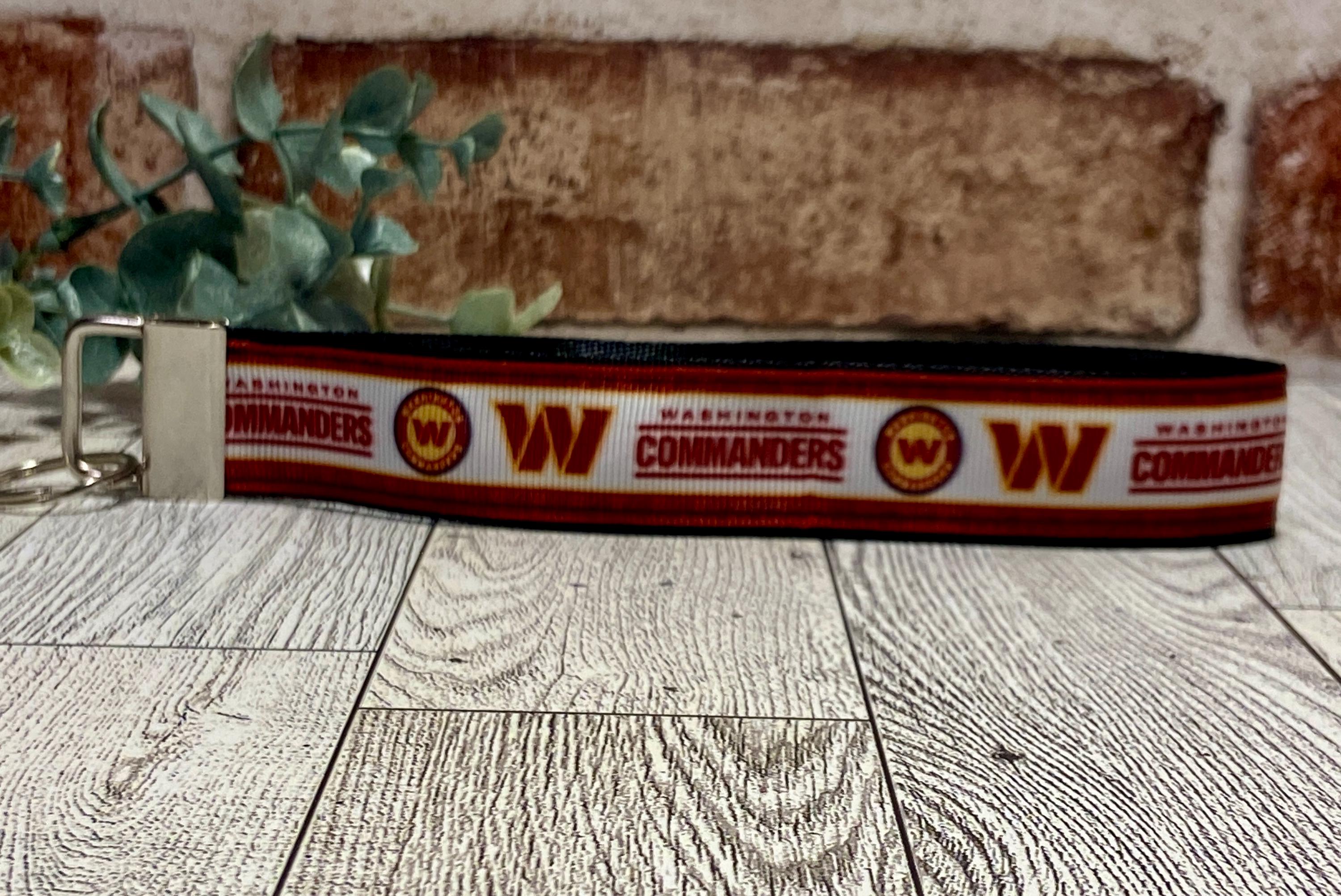 Washington Commanders Keychain Wristlet | Handmade Team Spirit Key Fob ...