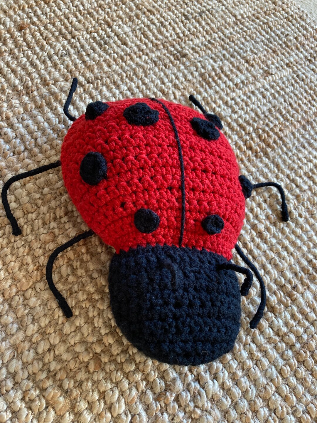 Ladybird Crochet Animal Wall Hanging Etsy