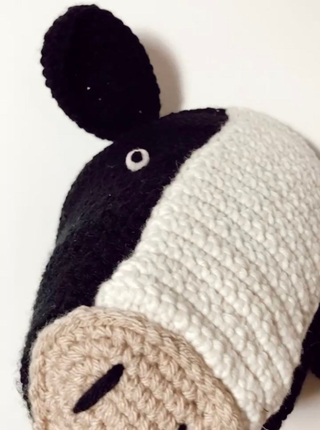 Cow Crochet Animal Head Wall Hanging Etsy