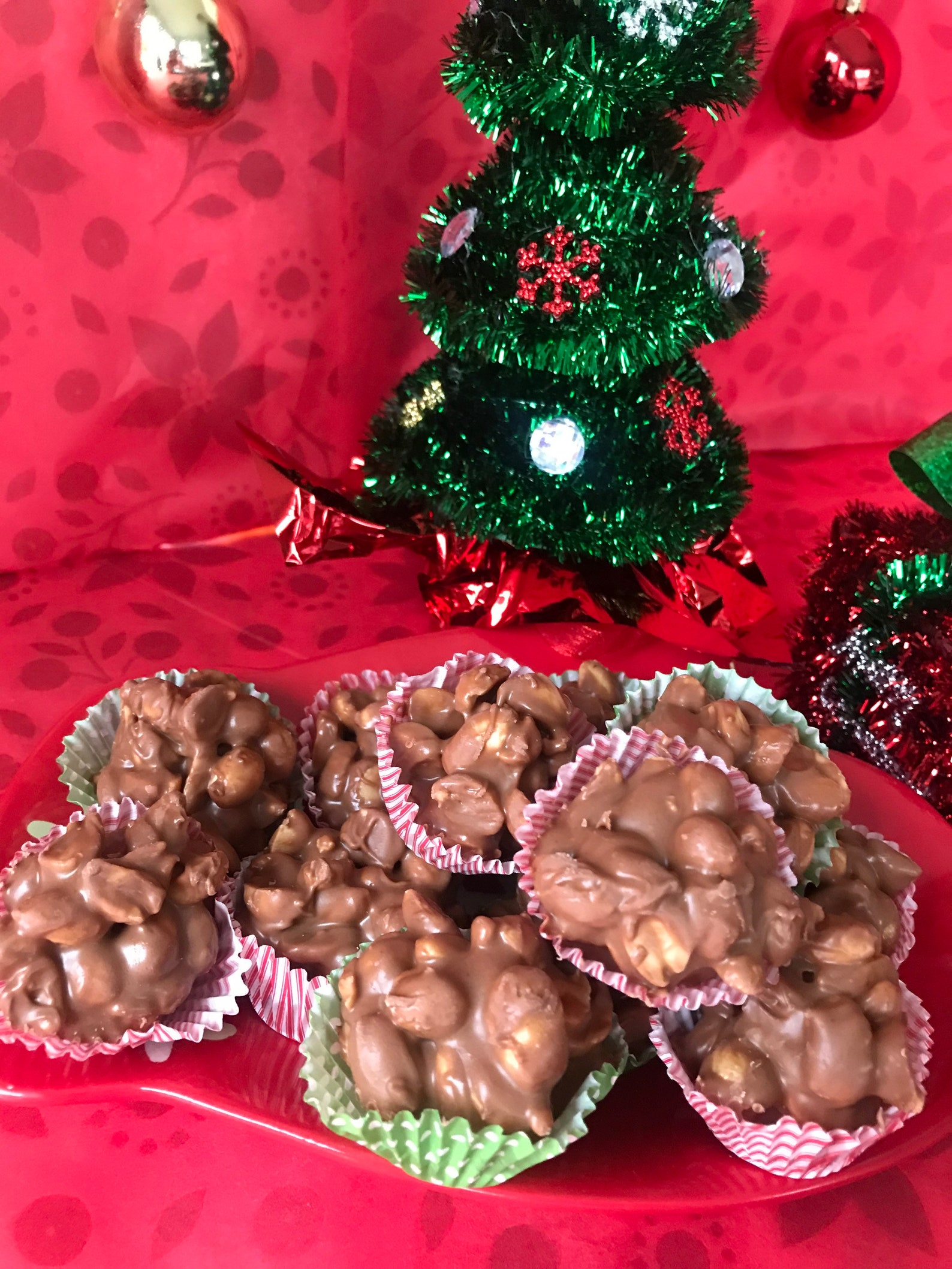 Homemade Peanut Clusters. Recipe Everyone Wants When Taken to Etsy