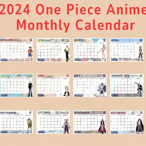 Printable pdf naruto calendar -  France