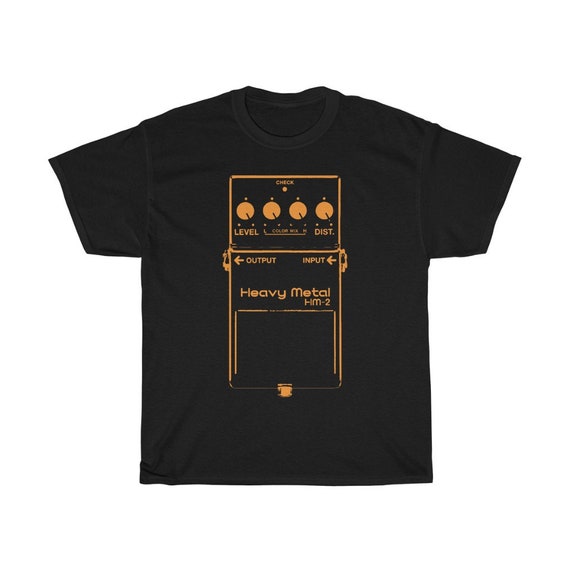 HM 2 Guitar Pedal Tribute T Shirt Swedish Death Metal Gothenburg