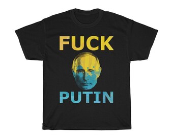 Amazon.com: NOFO Clothing Co Fuck Russia Men's T-Shirt, S