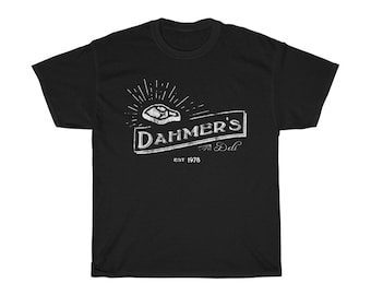 Original 2017 Design - Dahmer's Deli Short Sleeve Tee (Jeffery Dahmer, Serial Killer, True Crime, Humor)