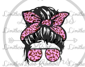 Mom Life Kid Life SVG-Mom life SVG-Messy hair bun SVG-Popular cut files-popular sublimation-Mom hair svg-Mom hair png-life as a mom svg
