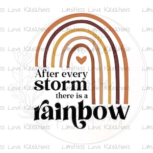 Rainbow baby SVG-After every storm there is a rainbow SVG-IVF Baby Announcement-Rainbow baby announcement-miscarriage awareness-baby shower