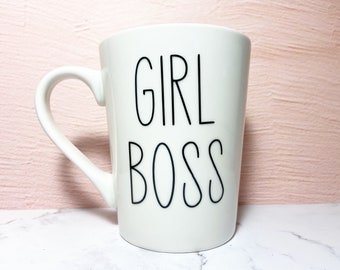 Girl Boss Mug-Girl Boss Cup-Inspirational Mug-Entrepreneur Mug-Entrepreneur Gift-Gift for Boss-Boss Babe-Boss Lady-Girl Boss Gift-Boss Gift