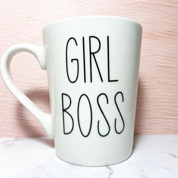 Girl Boss Mug-Girl Boss Cup-Inspirational Mug-Entrepreneur Mug-Entrepreneur Gift-Gift for Boss-Boss Babe-Boss Lady-Girl Boss Gift-Boss Gift
