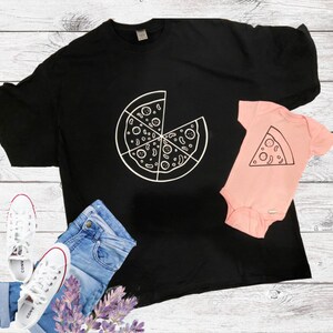 Passende Pizza Shirts-Passende Pizza Scheiben Shirts-Slice Macht Mich Komplett Shirt-Pizza Mama Shirt-Pizza Papa Shirt-Baby Pizza Shirt-Kid Pizza