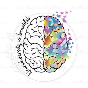 Neurodiversity is beautiful PNG-Neurodiversity Digital File-Autism Awareness Digital File-Autism Awareness PNG-Celebrate Neurodiversity